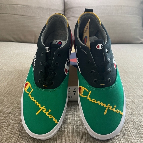 Champion Red Black Green Swipe Color Block - Picture 5 of 7